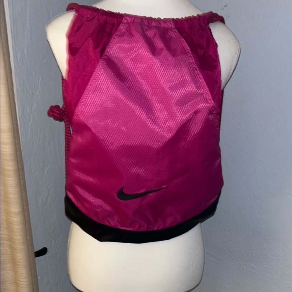 Nike Women or Kids Pink Drawstring Backpack